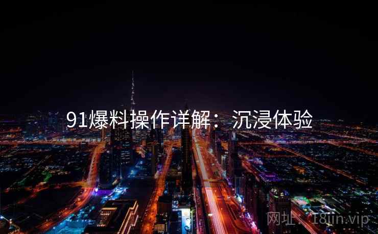 91爆料操作详解：沉浸体验