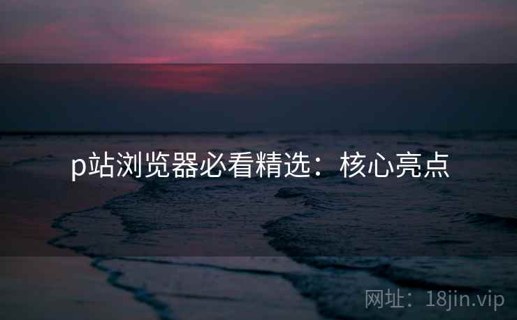p站浏览器必看精选：核心亮点
