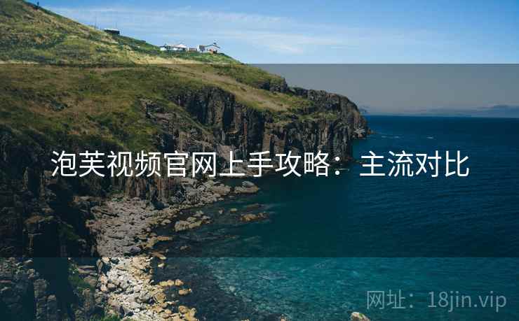 泡芙视频官网上手攻略：主流对比
